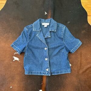 Rachel Zoe Denim Blue Button Down Shirt